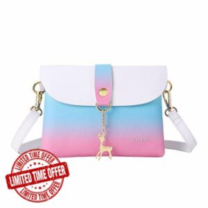AISPARKY Small Cross Body Bag for Girls PU Leather Shoulder Handbag Cross Body Purse Gifts for Teens Girls