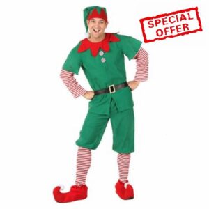 FeMereina Family Matching Holiday Outfit Cute Elf Costume Kids Adults Elf Cosplay Dress Set for Parents and Childre