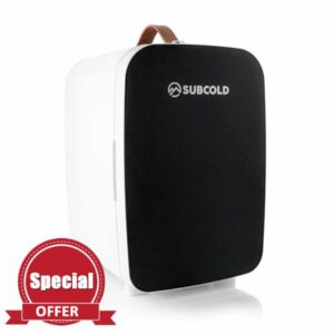 Subcold Pro10 Luxury Mini Fridge Cooler | Compact 10L Portable Small Fridge 12v & 240v | Efficient Quiet Cooling System | Ideal for Bedroom