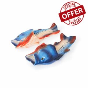 Coddies Fish Flops | The Original Bass Fish Slippers | Funny Christmas Fishing Gift for Men and Wome