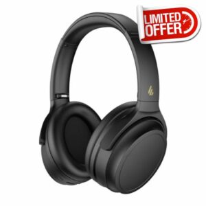 Edifier WH700NB Active Noise Cancelling Headphones - 68H Playtime - AI Call Noise Cancellation - Dual Device Connection - Lightweight & Foldable Design - Fast Charge - Bluetooth 5.3 - Black
