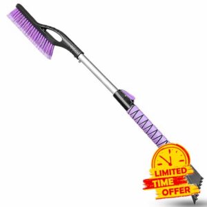 HEEYA Snow Brush and Ice Scraper for Car Windshield