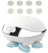 MOUNTRAX 5 in 1 Electric Scalp Massager, Portable Heated Head Kneading 88 Massage Nodes