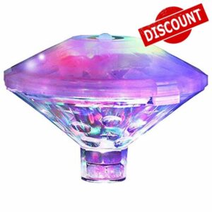 Caxmtu Floating Pool Led Tub Lights Lamp for Bath Disco Pond Swimming Pool Child Bath Toys