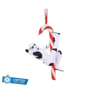 Nemesis Now Stormtrooper Candy Cane Hanging Ornament Decoration 12cm