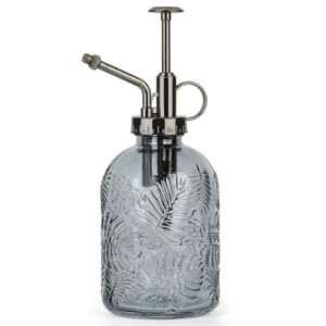 Spray Bottle with Top Pump Fine Mist Garden Flower Sprayer Watering Can Gift for Indoor Outdoor Succulent House Plant (Grey)