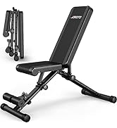 JOROTO MD60 Adjustable Weight Bench - 800 Pounds Capacity Workout Bench Strength Training Benches...