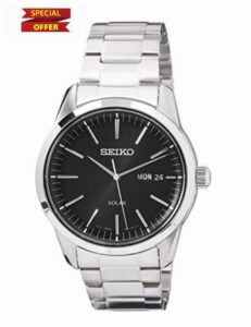 Seiko Men's Quartz Watch Stainless Steel with Stainless Steel Strap
