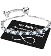 J.Fée Bracelet for Women,Sterling Silver Tennis Bracelet Blue Crystal Slider Bracelet S925 Women ...