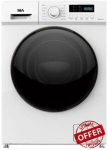 SIA 7kg 1400RPM Washing Machine in White with easy-to-use LED Panel and E Energy Rating - SWM7440W