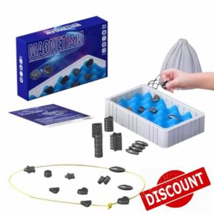 Magnetic chess game stones