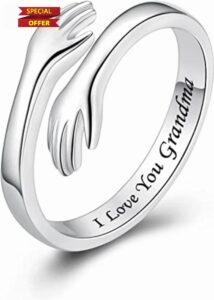 925 Sterling Silver Hug Rings for Women