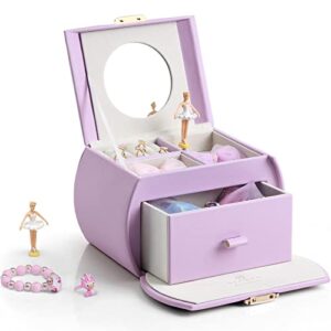 Lockable Jewelry Case with Unicorn Sticker for Children Bracelet