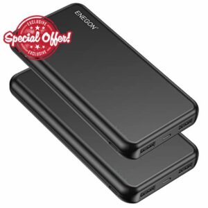 ENEGON 2-Pack Portable Charger Power Bank 10000mAh