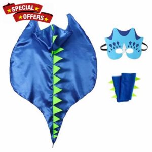 Dinosaur Costume Kids Cape