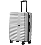 GinzaTravel Suitcase Small Size Hard Shell 40L Travel Carry On Hand Luggage Spinner Suitcase with...