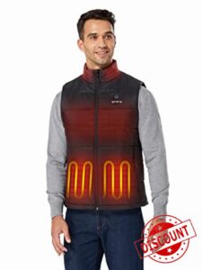 ORORO Men's Heated Vest With Battery Pack Lightweight Heated Gilet For Me