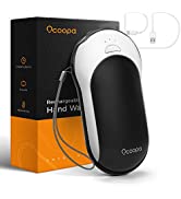 OCOOPA Rechargeable Hand Warmer 10000mAH Portable Electric Hand Heater Power Bank Lasting 15 Hour...