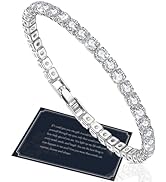 J.Fée Bracelets for Womens,Rose Gold Bracelet for Women Gold Bracelet Tennis Bracelet with Long Z...