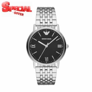 Emporio Armani Mens Analogue Quartz Watch with Stainless Steel Strap AR11152