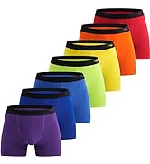 INNERSY Mens Boxers Shorts Multipack Cotton Underpants with Fly Anti Chafing Underwear Trunks Pac...