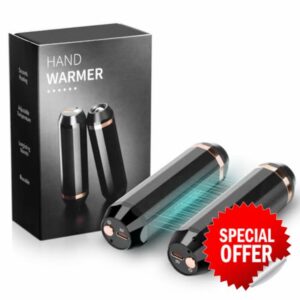 AXNSATRE Hand Warmers Rechargeable Reusable 2 Pack - Magnetic Electric Portable Handwarmer+Small Torch