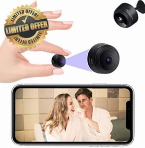 Hidden Spy Camera Detector with Motion Detection Night Vision HD 1080P Nanny Cam Wireless Camera for Office/Home/Dog/Baby Security