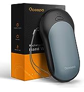 OCOOPA Quick Charge Hand Warmers, Power Delivery 10000 mAh USB C Electric Hand Warmer Rechargeabl...