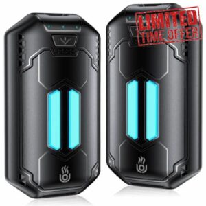 2-Pack Hand Warmer Rechargeable 6000mAh OUTJUT Portable Pocket Warmer 3 Heating Modes USB Electric Split Rechargeable Hand Warmer Suitable for Outdoor Sports