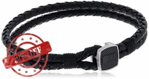 BOSS Jewelry Men's SEAL Collection Bracelet Black - 1580047M
