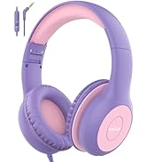 EarFun Kids Headphones, Foldable Headphones for Kids, 85/94dB Volume Limiter, Sharing Function, S...