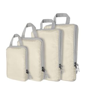 4 Set Ultralight Packing Cubes for Carry on Suitcase