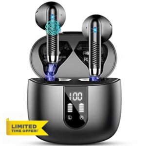 Bluetooth 5.3 Headphones NEW Wireless Earbuds with 4 ENC Mic