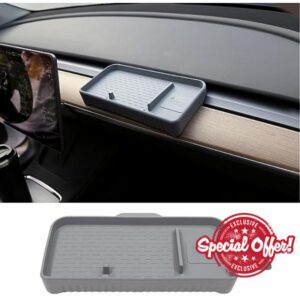 HATUFU For Tesla Model 3 Dashboard Storage Box Model Y Interior Accessories Center Console Organizer Tray