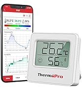 ThermoPro TP55 Digital Indoor Hygrometer Thermometer Temperature and Humidity Monitor Baby Room N...