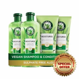 Herbal Essences Aloe Moisturise Bundle: Shampoo 350ml +Conditioner 250ml