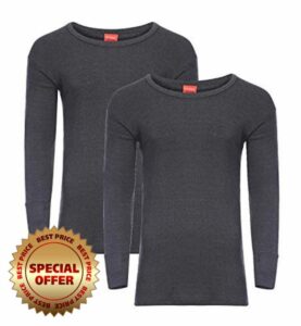Pack of 2 Men's Thermal Long Sleeve Top Extreme Hot 0.45 Tog Underwear Vest Free Post Size S-XXL