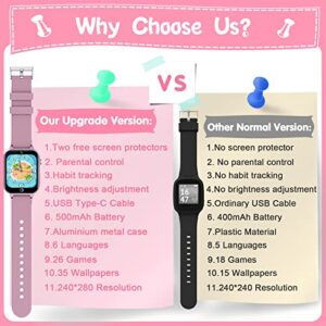 26 Games Kids Smartwatch Toys for Boys Girls Gifts