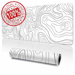 YUWLDD Mouse Pad Gaming Large Desk Pad (31.5 x 11.8 x0.12 inch) Washable Keyboard Pad Laptop Desk Mat