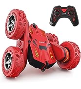SGILE 4WD Remote Control Car for 6-12 Years Old Kids, 360° Double Side Flips RC Stunt Car Birthda...