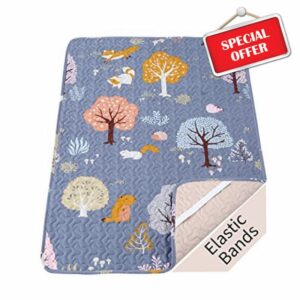 Padded Travel Cot Sheet Fitted 95x65 cm