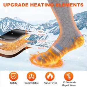 Rechargeable Heating Socks (5000mAh) with 3 Levels of Temperature Settings & APP Control