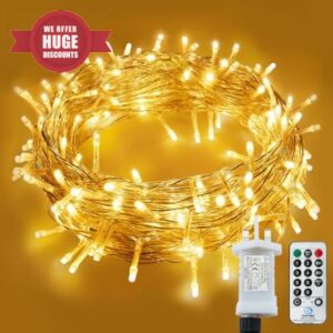 LITYBY Fairy Lights Plug in Waterproof
