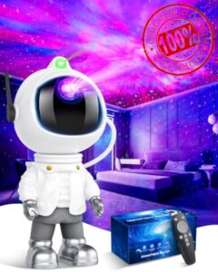 Astronaut Galaxy Projector Star Light - Space Buddy Starry Projection LED Lamp Night Lights Ceiling Spacebuddy Projectors for Kids Bedroom Adults Room