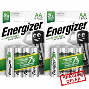 Energizer Rechargeable AA Batteries