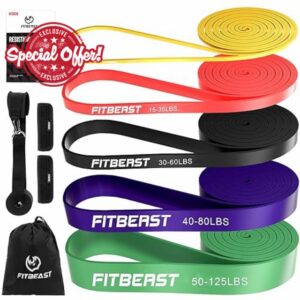 FitBeast Pull Up Bands Set
