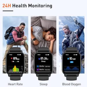 1.85" Fitness Watch with Heart Rate Sleep Monitor