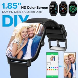 1.85" HD Touch Screen Fitness Watch for Men Women