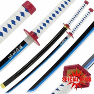 Bamboo Anime Katana Wooden Sword Prop Cosplay Katana Toy with Sheath 100cm Gyus Sword