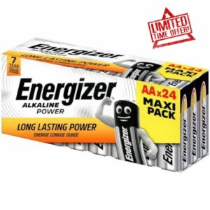 Energizer Aa Pack Of 24 Alkaline Batteries E3004564